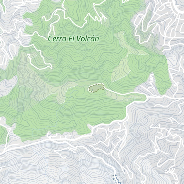 Map of Cerro El Volcán