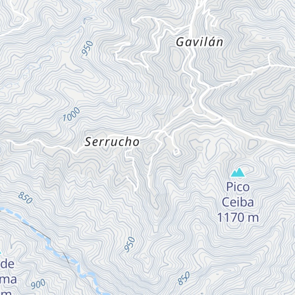 Map of Alto El Serrucho