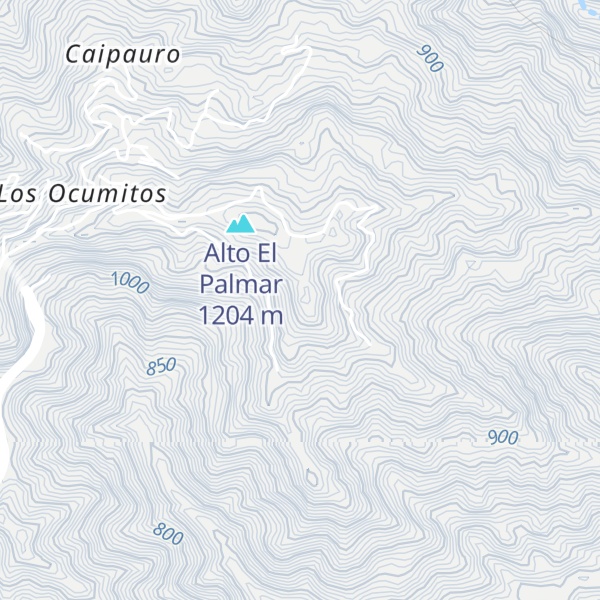 Map of Cerro Melero