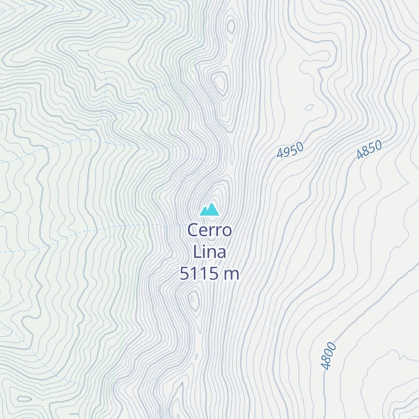 Map of Cerro Lina