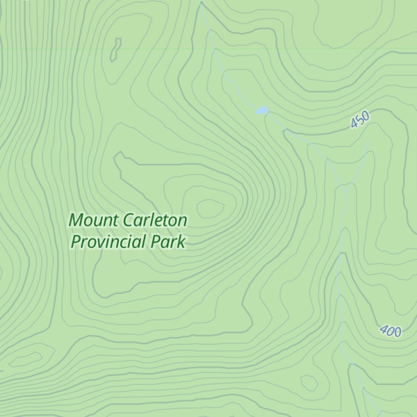 Map of Mount Gordon