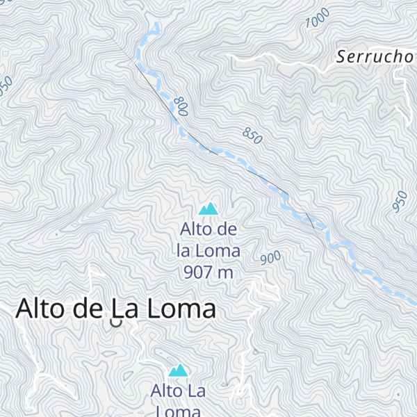 Map of Alto de la Loma