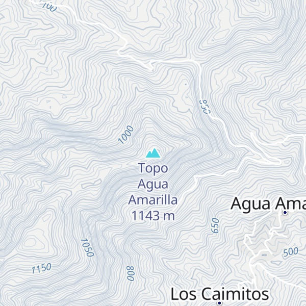 Map of Topo Agua Amarilla