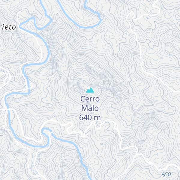 Map of Cerro Malo