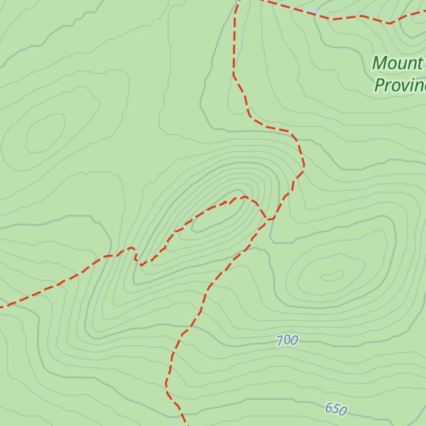 Map of Mount Carleton