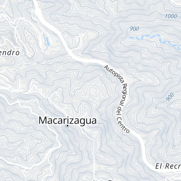 Map of Alto Macarizagua