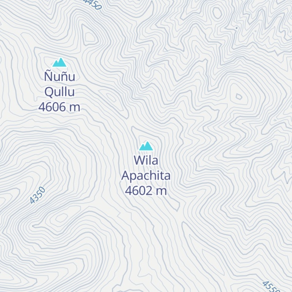Map of Wila Apachita