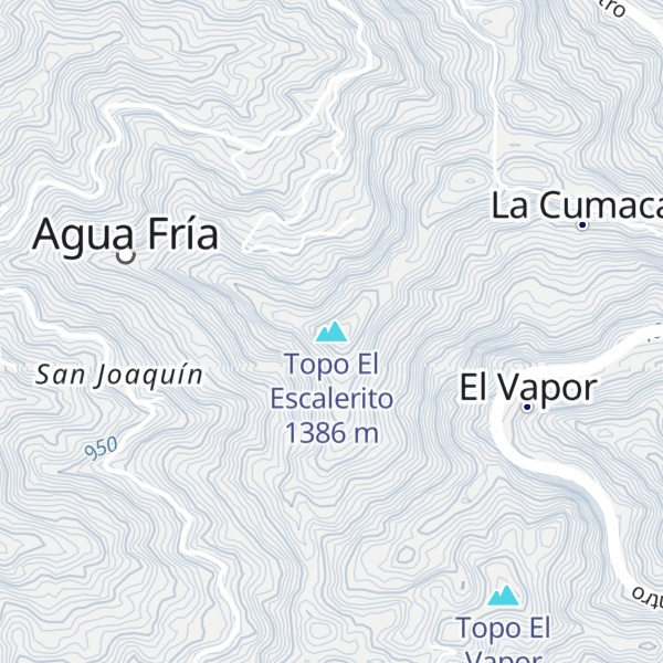 Map of Topo El Escalerito