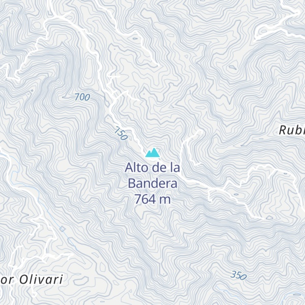 Map of Alto de la Bandera