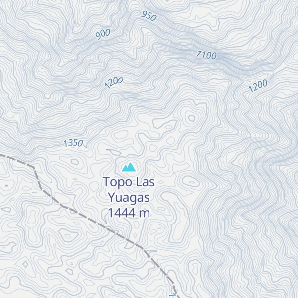 Map of Topo Las Yaguas