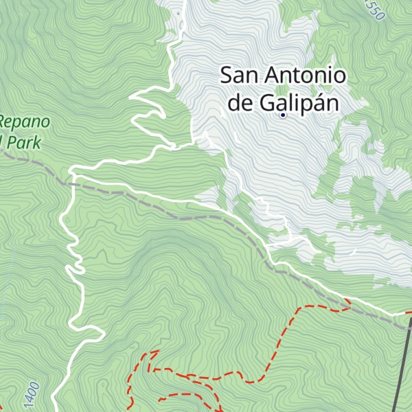 Map of Topo Capuchinos