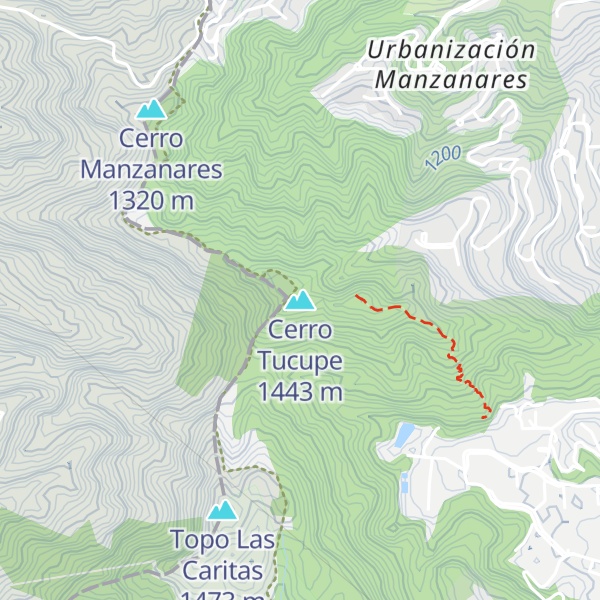 Map of Cerro Tucupe