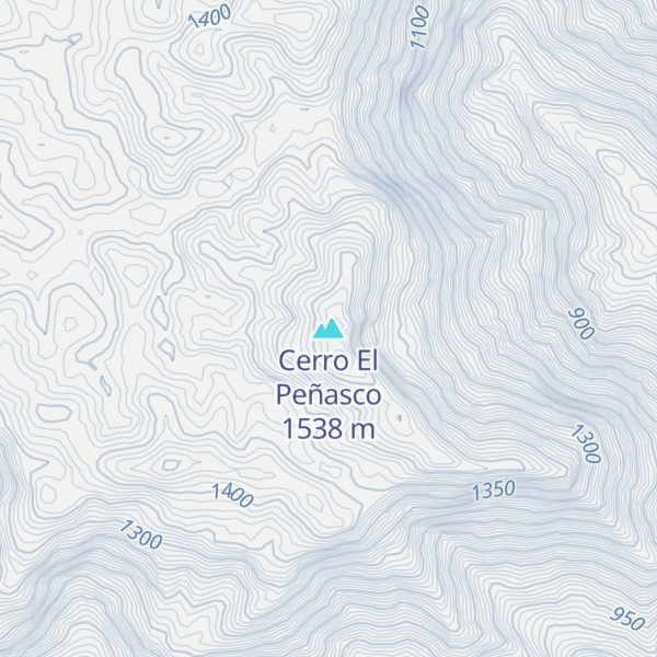 Map of Cerro El Peñasco