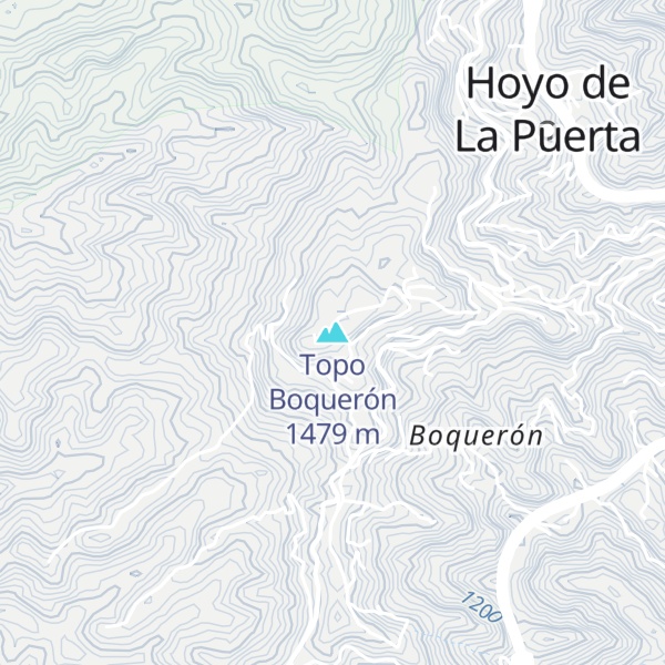 Map of Topo Boquerón