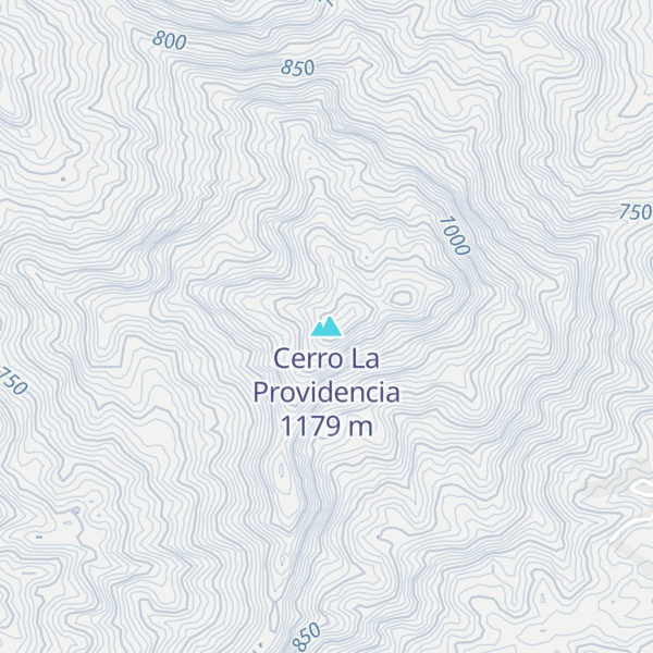 Map of Cerro La Providencia