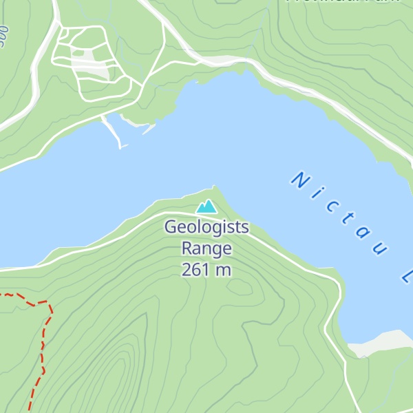 Map of Geologists Range