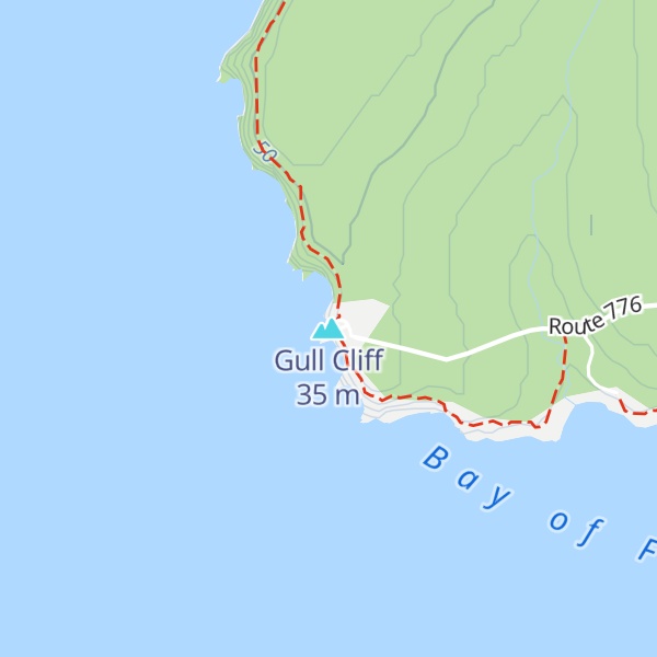 Map of Gull Cliff