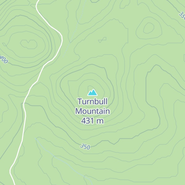 Map of Turnbull Mountain