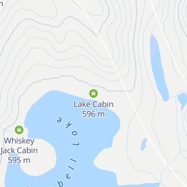 Map of Lake Cabin