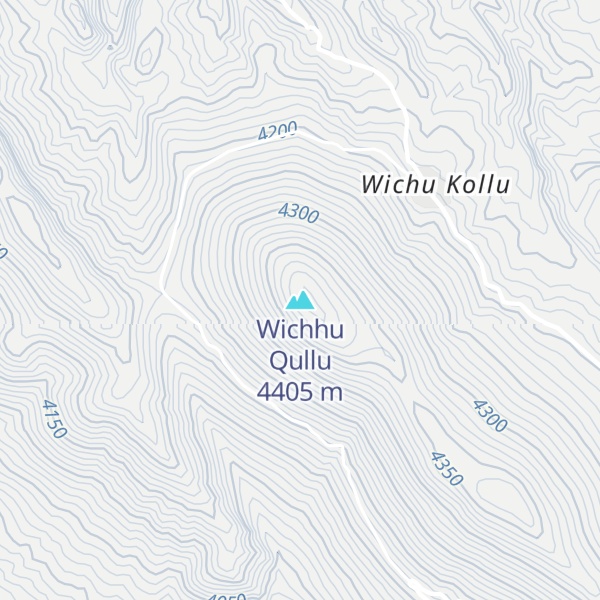 Map of Wichhu Qullu