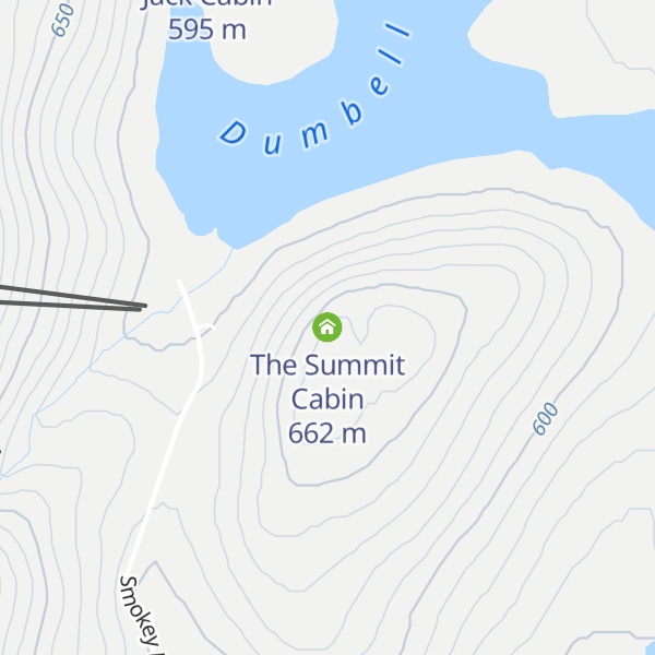 Map of The Summit Cabin