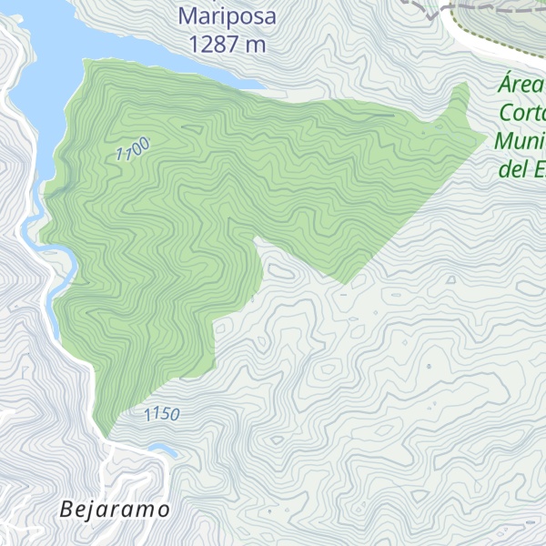 Map of Cerro El Encantado