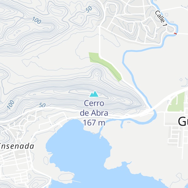 Map of Cerro de Abra