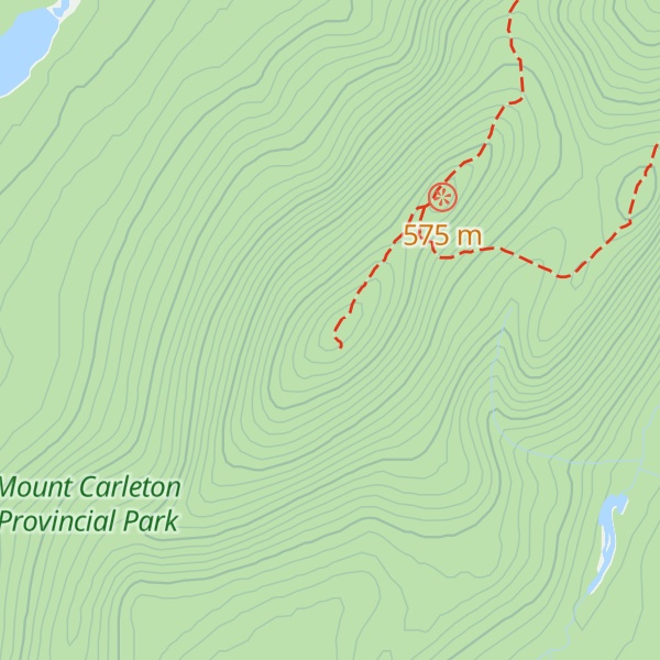 Map of Mount Bailey