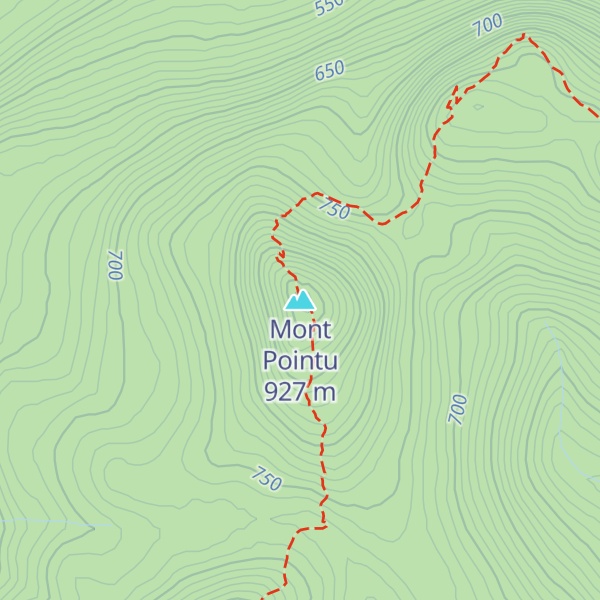 Map of Mont Pointu