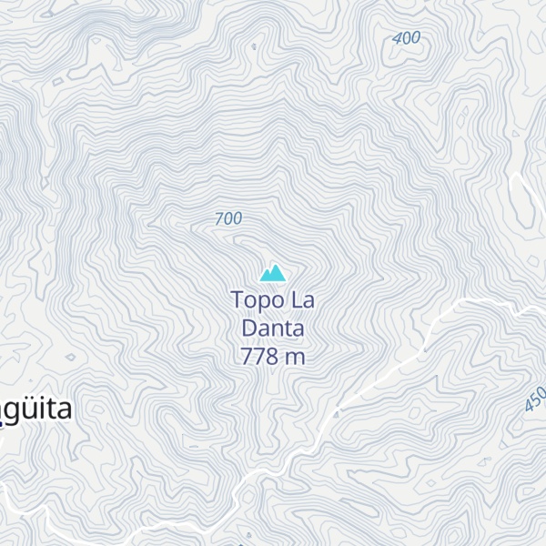 Map of Topo La Danta