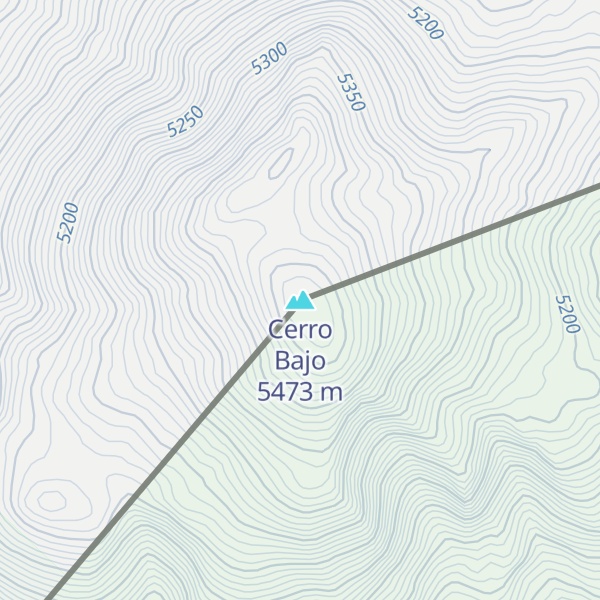 Map of Cerro Bajo