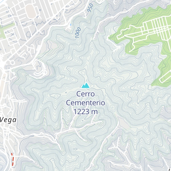 Map of Cerro Cementerio