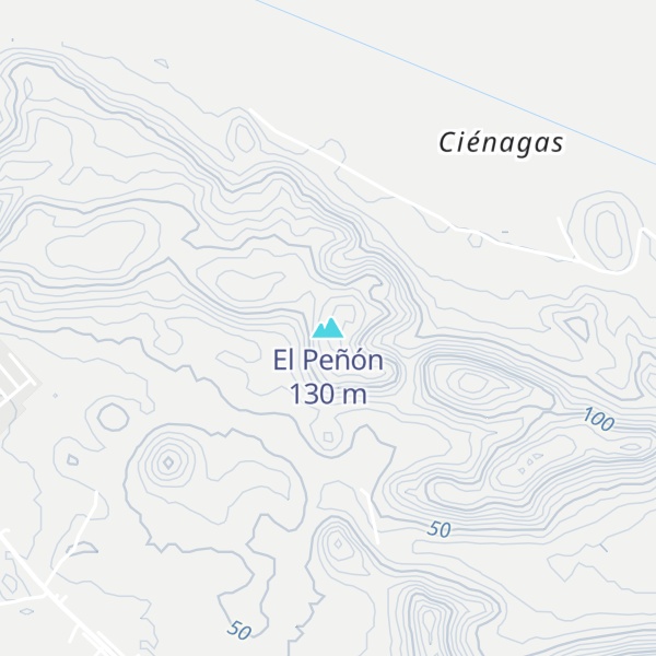 Map of El Peñón