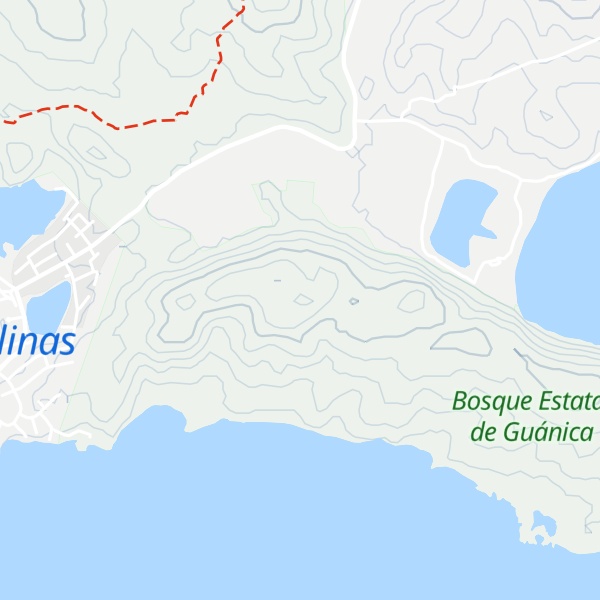 Map of Monte de la Brea