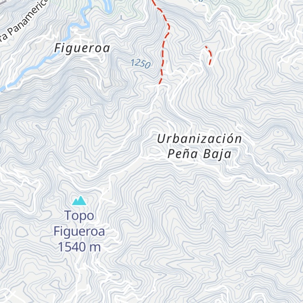Map of Topo La Peña