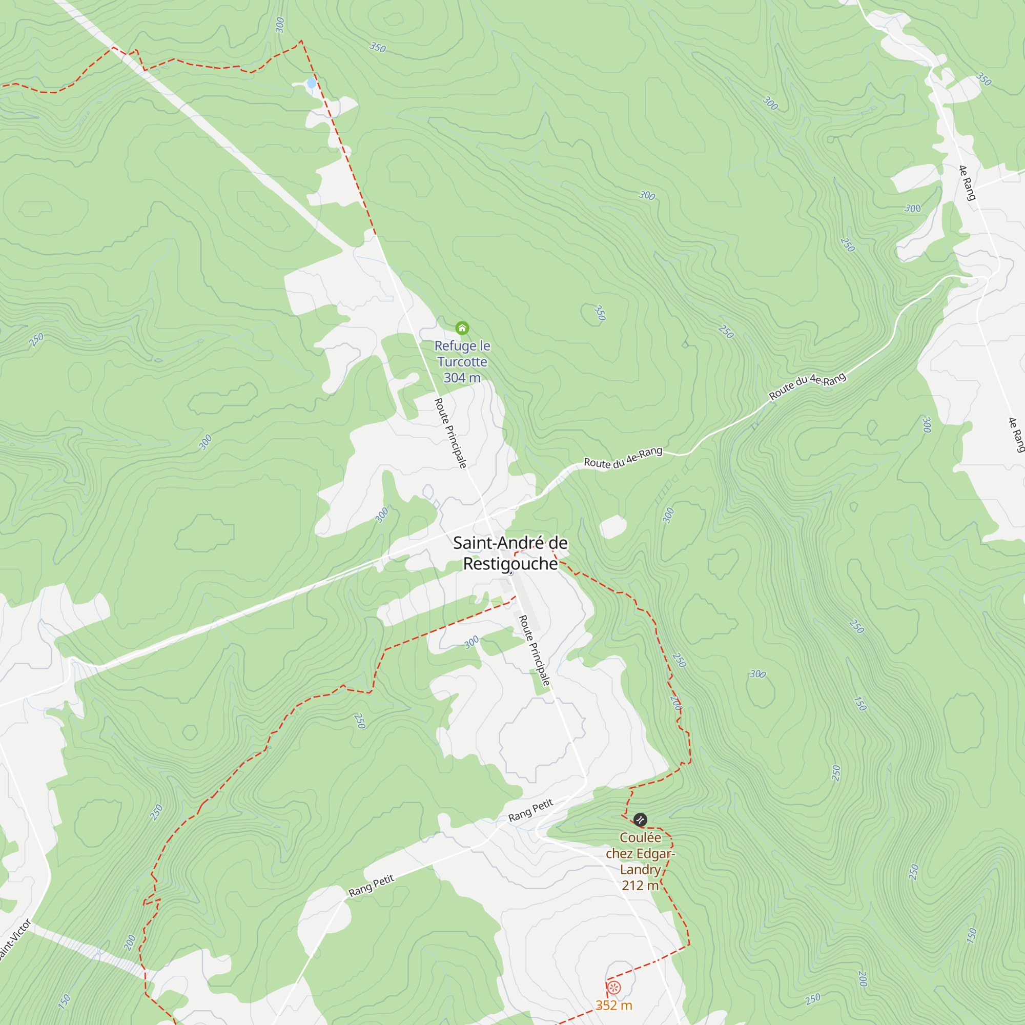 Refuge des sportifs de Saint-André map