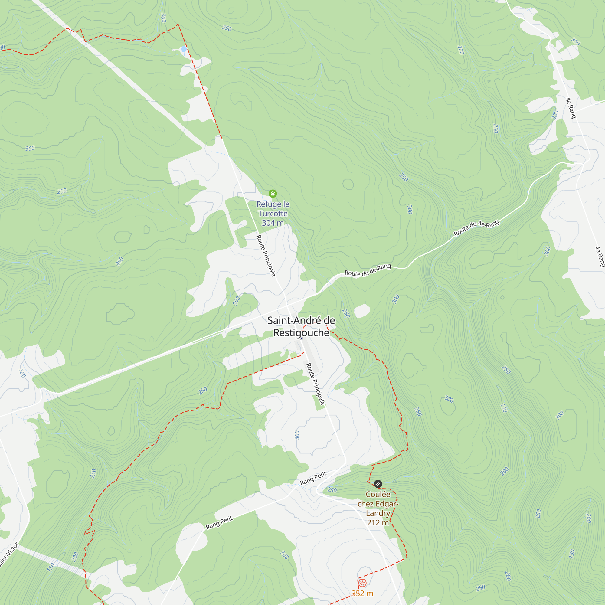 Refuge des sportifs de Saint-André map