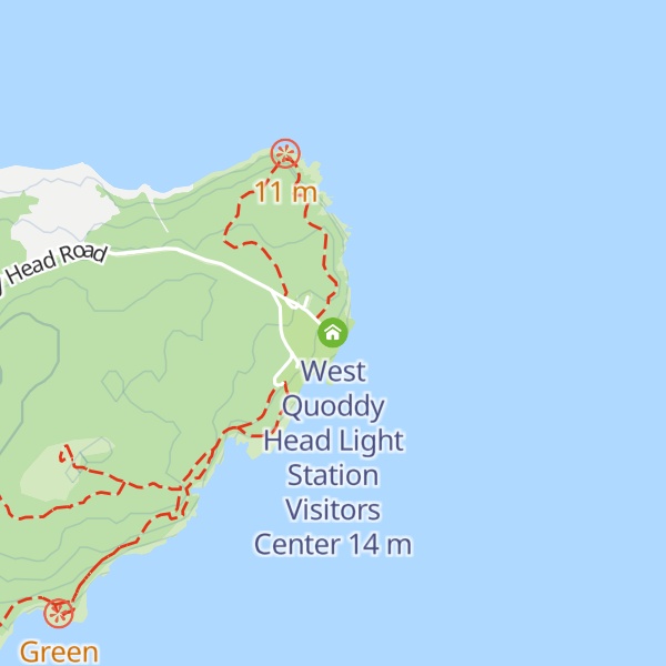 Map of West Quoddy Head Light Station Visitors Center