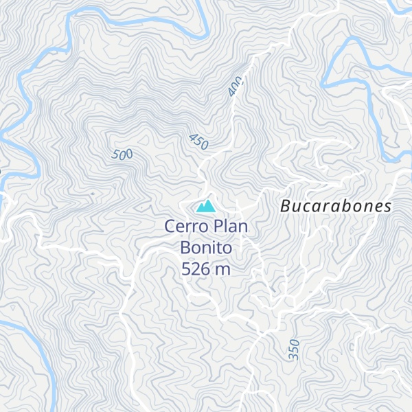 Map of Cerro Plan Bonito