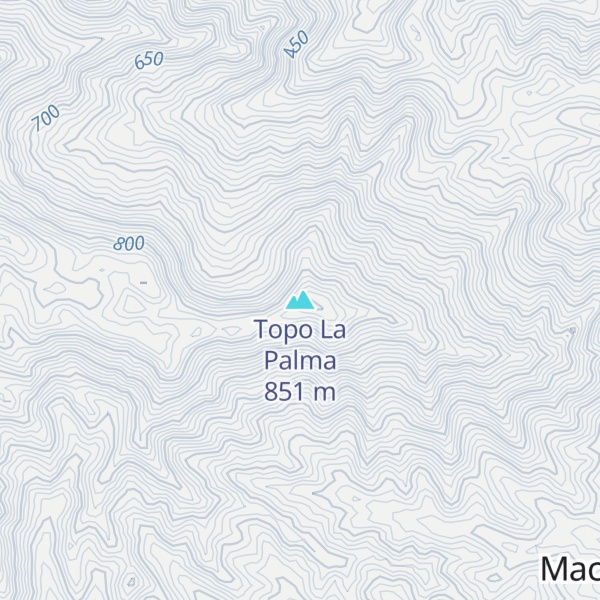 Map of Topo La Palma