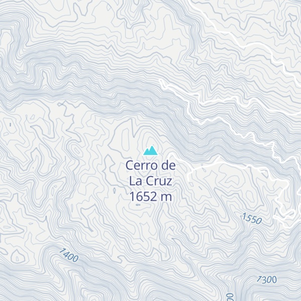 Map of Cerro de La Cruz