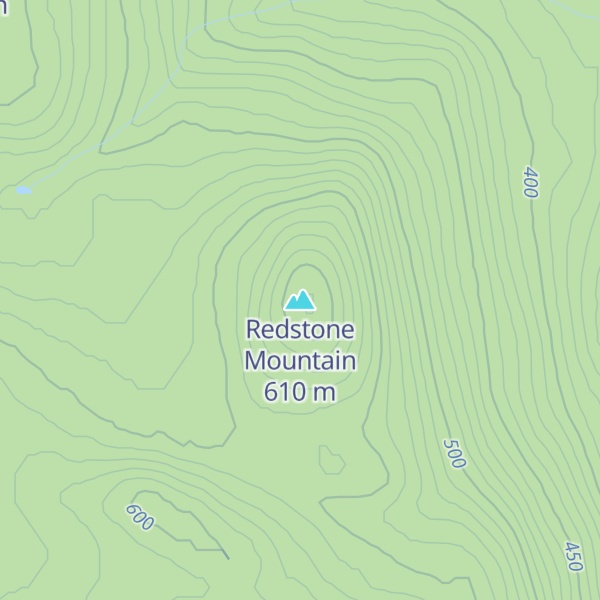 Map of Redstone Mountain