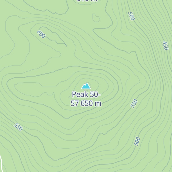 Map of Peak 50-57