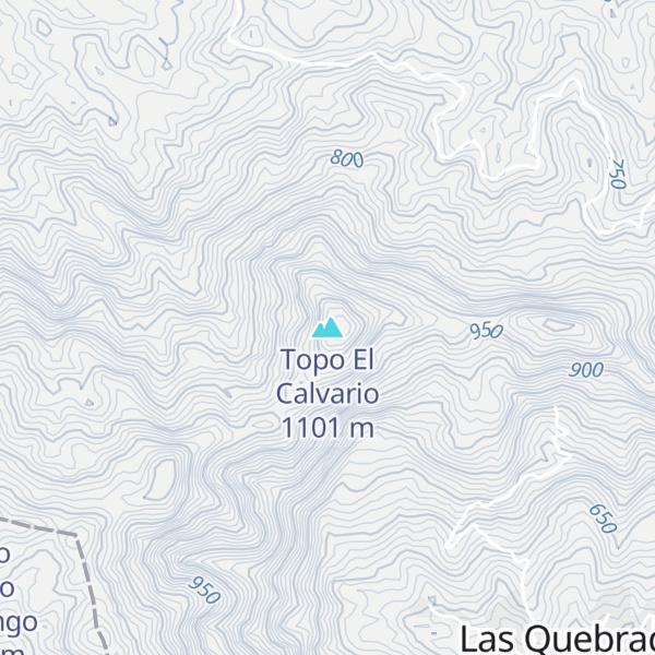 Map of Topo El Calvario