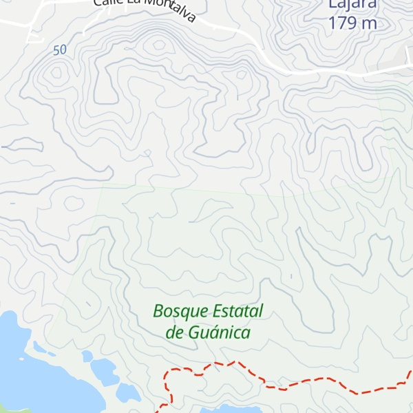 Map of Cerro Montalva