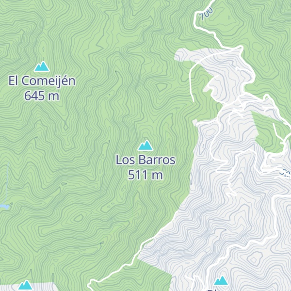 Map of Los Barros