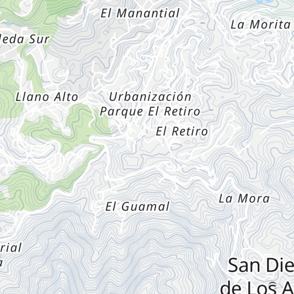 Map of Alto El Retiro