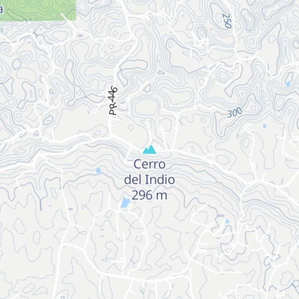 Map of Cerro del Indio