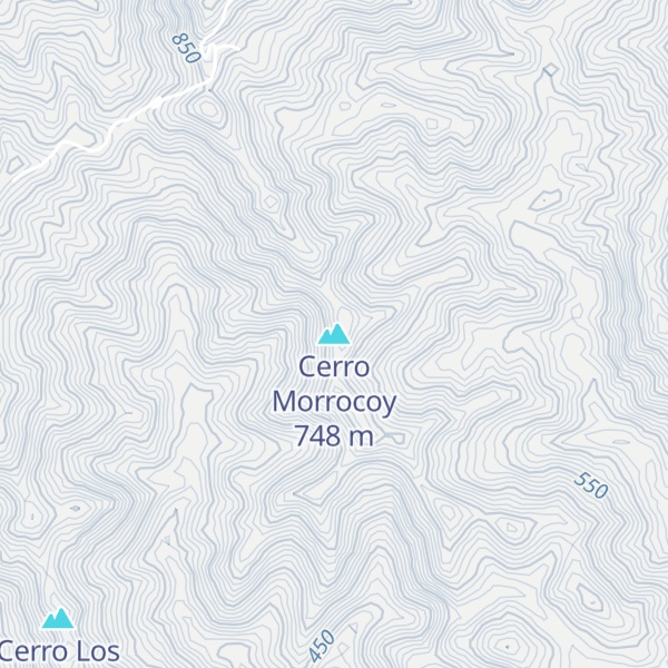 Map of Cerro Morrocoy