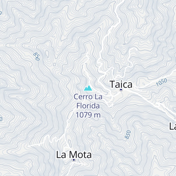 Map of Cerro La Florida